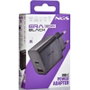 NGS Cargador de pared GaN ERA 30W con USB-C y USB-A, Negro